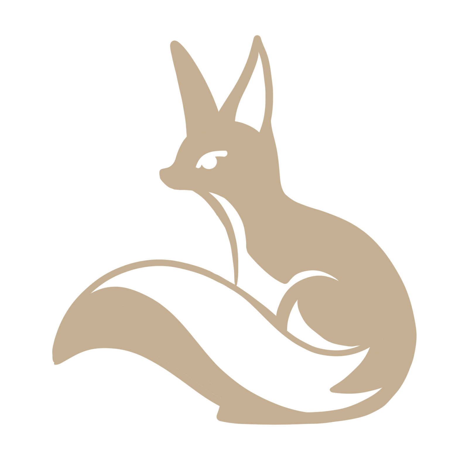 Fennec fox mascot illustration